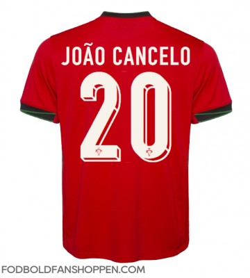 Portugal Joao Cancelo #20 Hjemmebanetrøje EM 2024 Kortærmet